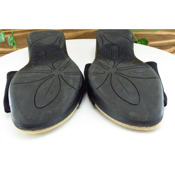 Great Northwest Sz 9 M Black Slide Fabric Women Sandals Sheryl - Picture 7 of 7